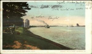 Port Huron MI St. Clair River c1905 Detroit Publishing Postcard