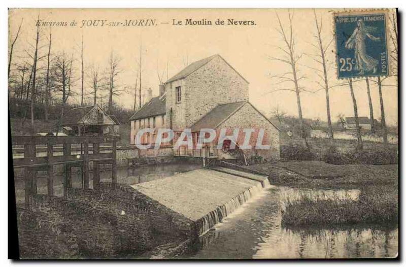 Postcard Old water mill surroundings Jouy sur Morin The mill Nevers