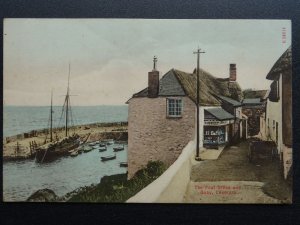 Cornwall COVERACK POST OFFICE & QUAY c1907 Postcard by O.F. Stengel & Co.