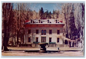 Carson City Nevada NV Postcard View Of Bowers Mansion House 1949 Posted Vintage