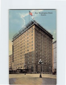 Postcard New Washington Hotel, Seattle, Washington