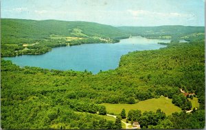 Vtg Mascoma Lake Enfield New Hampshire NH Chrome Postcard