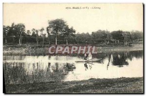 Old Postcard Brittany Hede L Etang