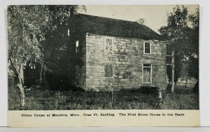 MN Sibley House 1st Stone House in the State Near Ft. Snelling Postcard M14