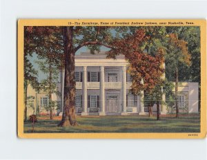 Postcard The Hermitage, Home of President Andrew Jackson, Nashville, Tennessee