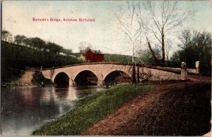 Burnside's Bridge, Antietam Battlefield Sharpsburg MD Vintage Postcard L57
