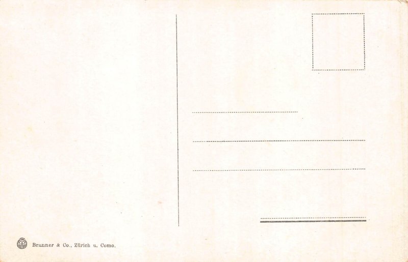 B002 Italy Como e Brunate vintage postcard