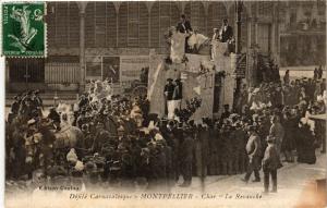 CPA Défilé Carnavalesque - MONTPELLIER - Char La Revanche (518897)