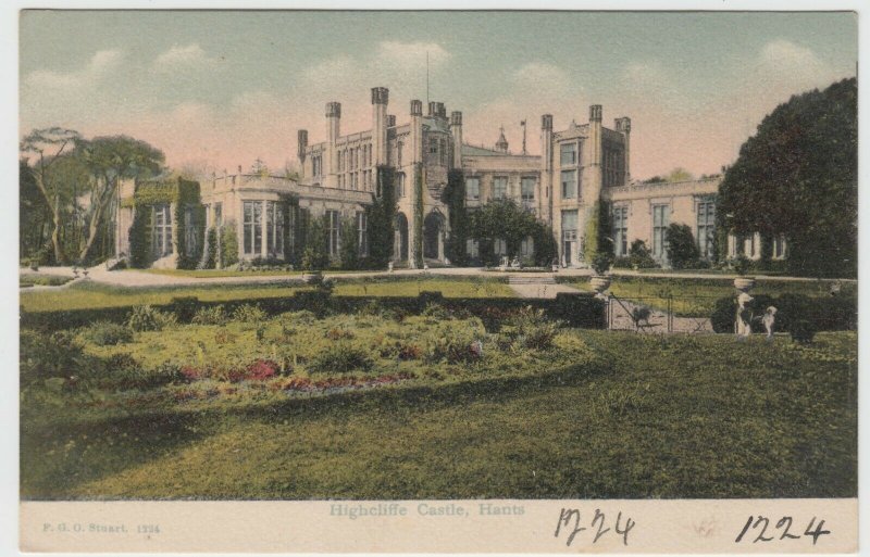 Hampshire; Highcliffe Castle PPC By Stuart, Unposted, c 1905 - 1910