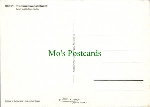 Switzerland Postcard -  Trummelbachschlucht SW8021