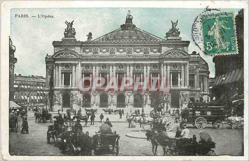 Old Postcard PARIS-The Opera