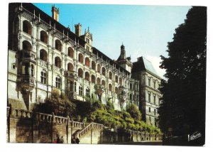 France Loire Valley Blois Chateau Facade de Loges 4X6 Valoire Postcard