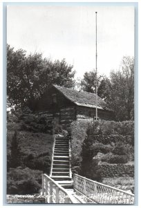 Norfolk Nebraska NE Postcard RPPC Photo View Of Johnson Park c1940's Vintage