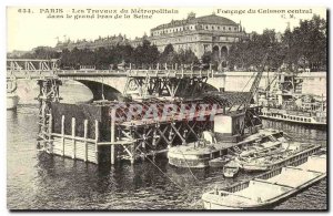 COPY Paris Metropolitain In The Works Of The Great Arm Of The Seine Metro