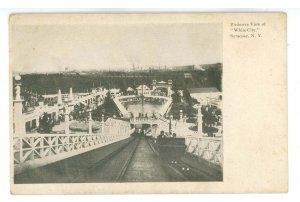 NY - Syracuse. White City Amusements, View from the Chutes ca 1905