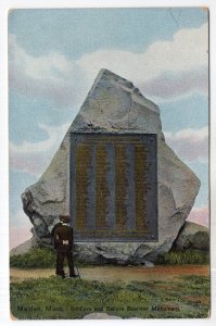 Malden, Mass, Soldiers and Sailors Bowlder Monument
