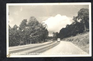 RPPC MONTEAGLE TENNESSEE HIGHWAY 41 THROUGH THE MOUNTAINS REAL PHOTO POSTCARD