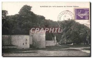 Old Postcard Surgeres speaker L & # 39Ancien Chateau Caisse d & # 39Epargne