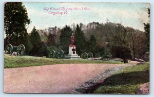 Big Round Top From Devils Den Gettysburg Pennsylvania PA Postcard