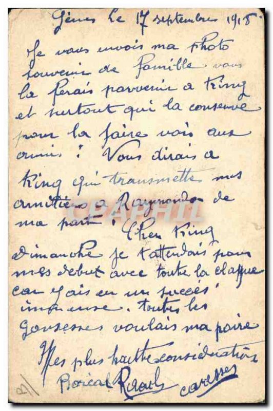 Old Postcard Cirque O & # 39Mega The Original Comic