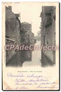 Postcard Romorantin Old Street in Venice