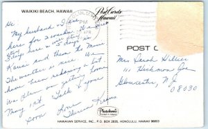 Postcard - Aloha from Waikiki - Honolulu, Hawaii