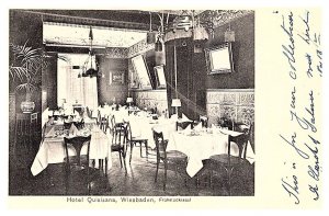 Wiesgaden,  Hotel Quisisana , Dining room