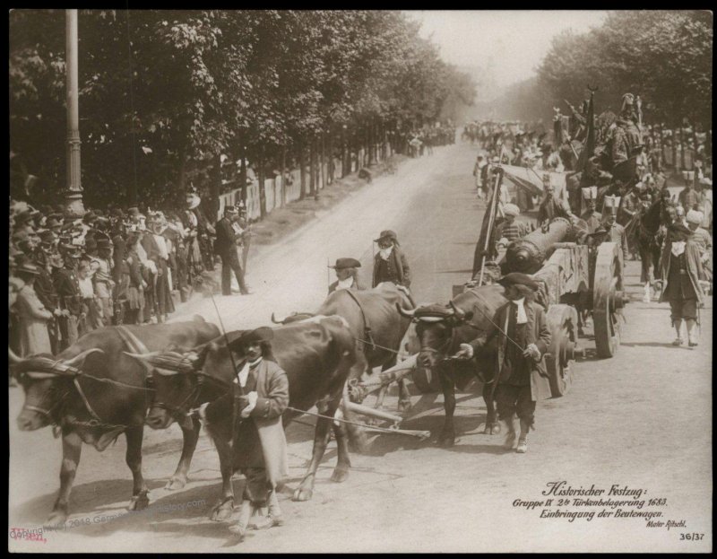 Austria 1908 Kaiser Franz Joseph Huldigungs Festival RPPC 1683 Turkey Sieg 94838