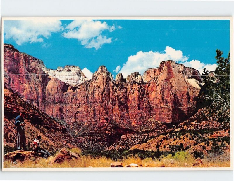 Postcard Towers of the Virgin Zion National Park Utah USA