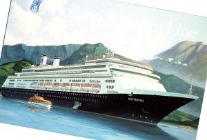 Holland America Line ms Rotterdam Cruise Ship Postcard