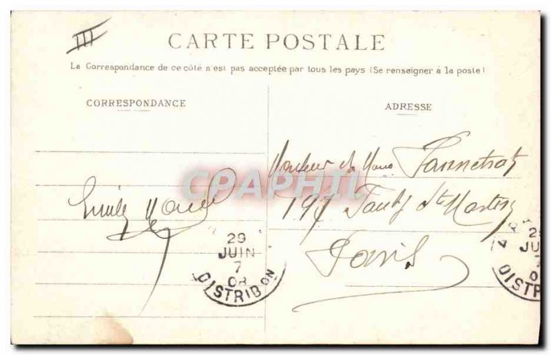 Old Postcard Militaria Camp of Sissonne Peeling potatoes