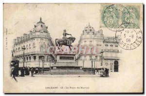 Old Postcard Orleans Place du Martroi