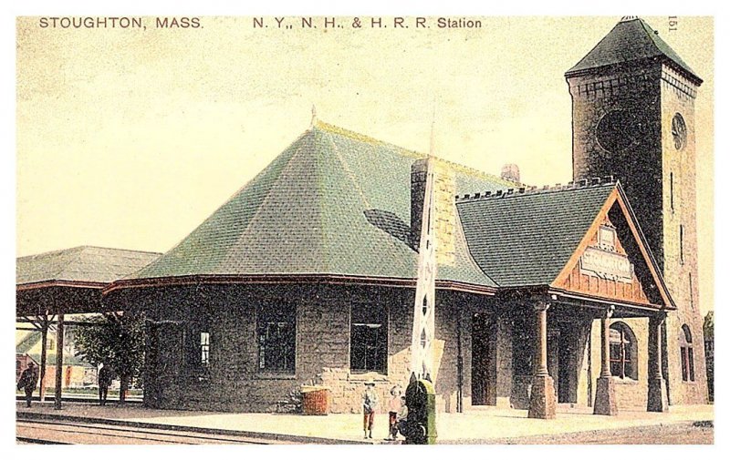 Massachusetts  Stoughton , N.Y.N.H. & H.R.R. Station