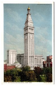 Early 1900's Metropolitan Building, New York City, NY Postcard