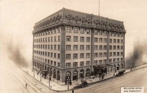 G35/ San Francisco California Postcard RPPC c1930s Bellevue Hotel Building