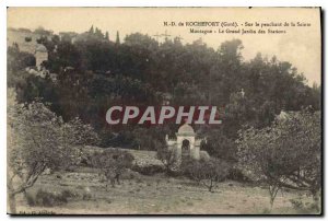 Old Postcard N D Rochefort Gard On penechant of the Holy Mountain Grand Garde...