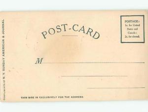 1906 Special Comic Postcard REVEAL THE IMAGE BY USING HEAT IRON AB8367