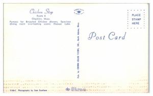 1950s/60s Chicken Stop, Cheshire, MA Postcard