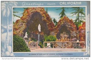 California Altadena Greetings From California Shrine Of Our Lady Of Lourdes