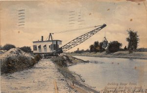 J51/ Rochester New York Postcard c1910 Barge Canal Steam Shovel Cleveland 43