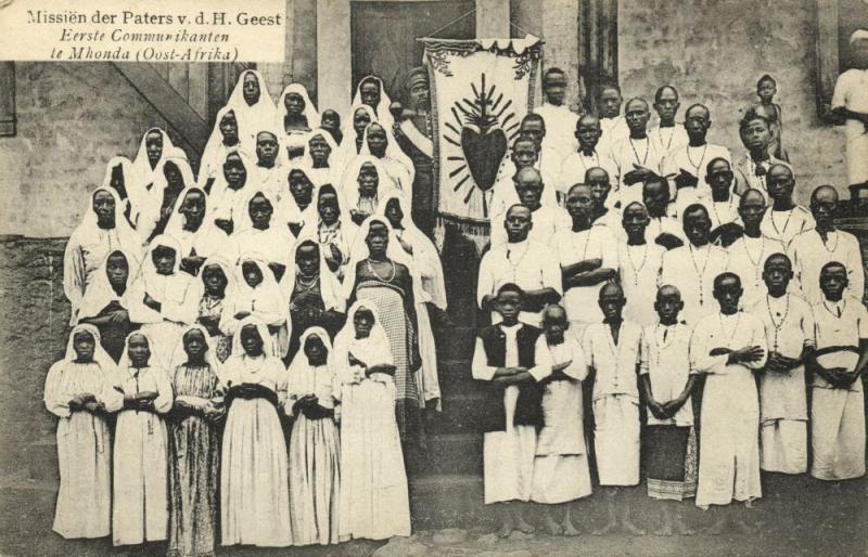 east africa, Tanzania, MHONDA, First Communicants (1910s) Mission