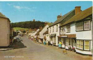 Somerset Postcard - High Street - Dunster - Ref TZ7611