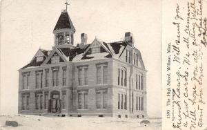 D56/ Willmar Minnesota Mn Postcard c1910 The High School Building