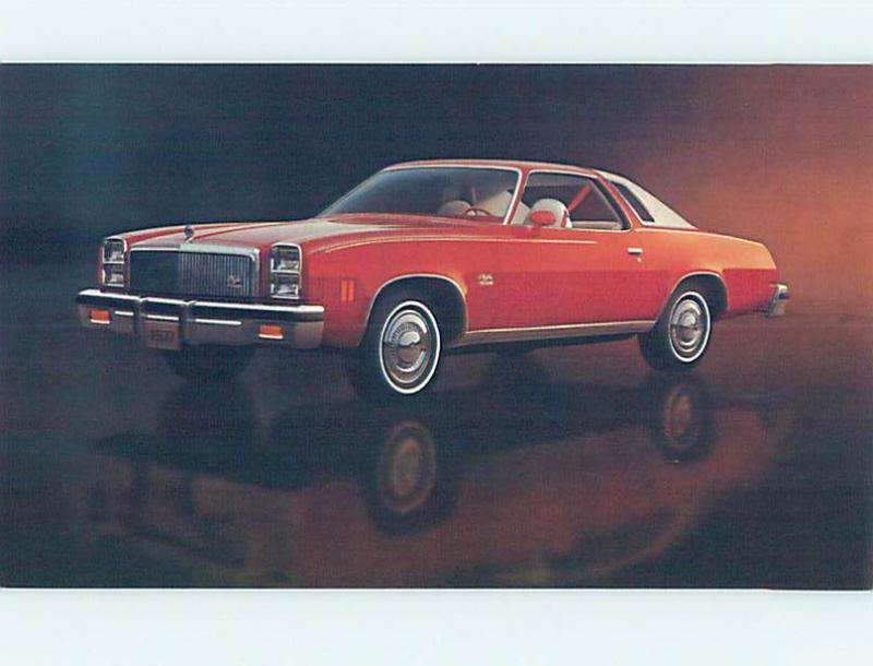 Unused 1977 car dealer postcard CHEVROLET MALIBU CLASSIC LANDAU COUPE o8245@