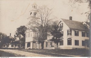 RP: WARNER , New Hampshire , 1900-10s ; Street View of Church