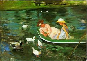 Summer-Time by Mary Cassatt Art Postcard