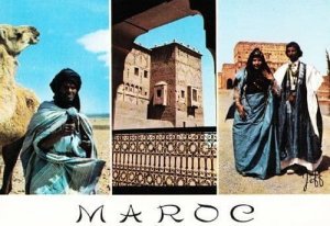 Maroc Moroccon Fashion Costume Headdress Morocco Postcard