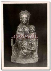 Postcard Modern Church In Conques Vlerge mother sitting