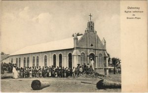 PC GRAND-POPO EGLISE CATHOLIQUE DAHOMEY BENIN (A23521)