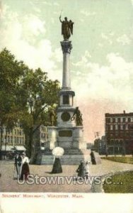 Soldiers Monument - Worcester, Massachusetts MA  